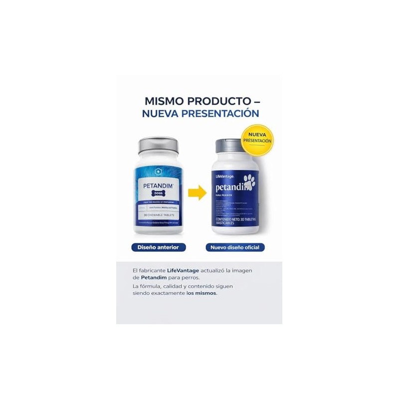 Petandim Suplemento para perros con Colageno y Omega 3 30