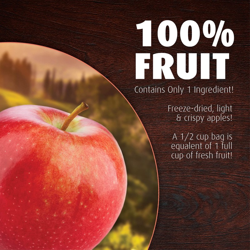 Brothers All Natural Freeze Dried Fruit Crisps, Variety Pack, 24