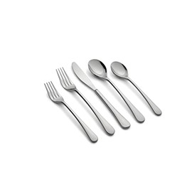 Cambridge Xyla 20-Piece Flatware Set, Service for 4, 0, SILVER MIRROR