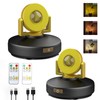 Wireless LED Spotlight 2 Pack, Rechargeable Uplights Picture Lights with
