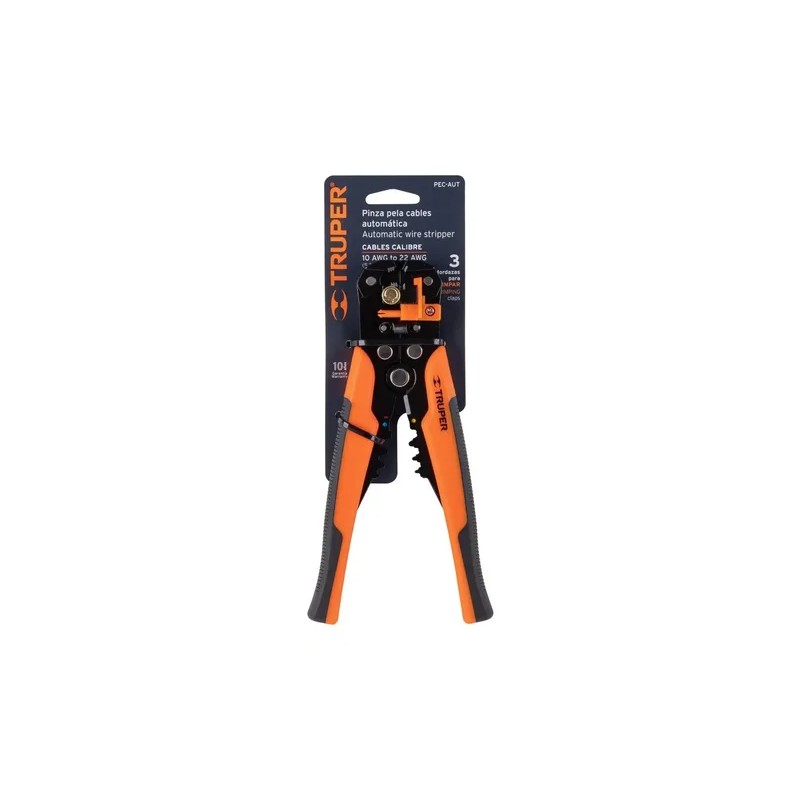 Pinza Pelacables De 8 Automatica Truper 17360 22 A 10