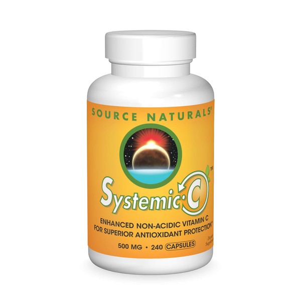 Source Naturals Systemic C 500mg, 240 Capsules