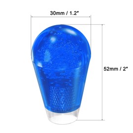 uxcell Ellipse Oval Joystick Head Rocker Ball Top Handle Arcade Game Replacement Blue