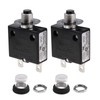 RKURCK 20 Amps Thermal Circuit Breaker, Thermal Overload Protector Push