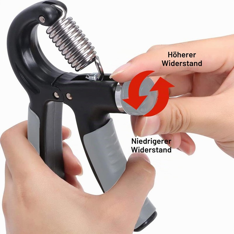 HCT STYLE Hand Exerciser Adjustable 5-60kg - Grip Trainer/Hand Gripper