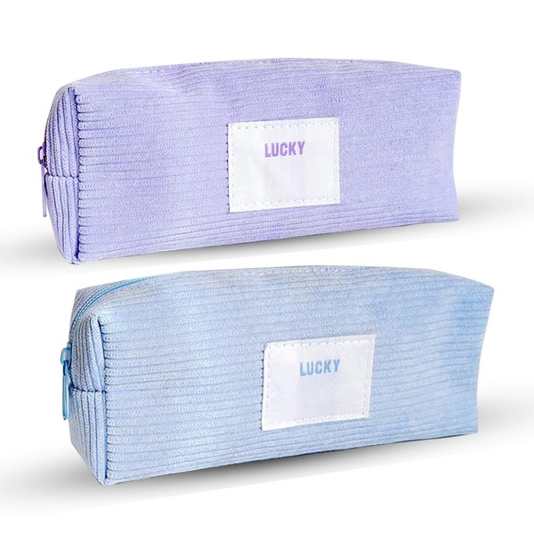 TICKLELY Pack of 2 Pencil Cases - High-Quality Pencil Case,