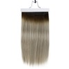 Full Shine Wire Hair Extensions Human Hair 18Inch Fish Wire
