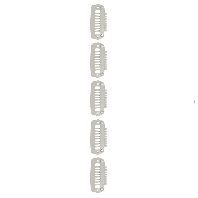 50pcs Hair Extension Clips Set Stainless Steel DIY 8 Teeth