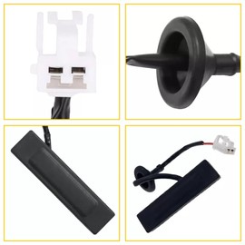 Fabelhpart 81260-2V000 Hatch Release Button Trunk Latch Compatible with Hyundai Veloster 2012-2017 Trunk Tailgate Handle Release Switch Outside HDL Lock Assembly Without Camera Replace# 812602V000