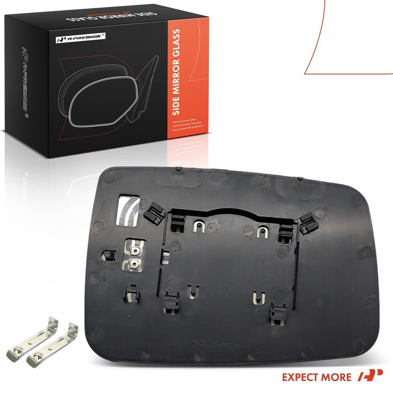 A-Premium Left Driver Side Power Heated Mirror Glass with Backing