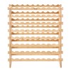 VEVOR Stackable Modular Wine Rack, 8-Tier 72 Bottles, Freestanding Wines