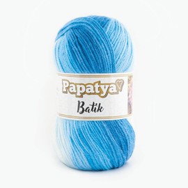 Papatya Batik 100 g Wool Multicoloured with Colour Gradient, 100 g Knitting Wool #10