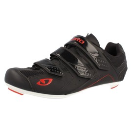 Giro Mens Treble Road Bike Cycling Shoes SPD SL and SPD Compatible Black/White/Red - 44.5 US 11