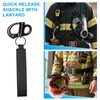 COIHAF SCBA Mask Quick Release Clips with Carabiner, Quick Release,