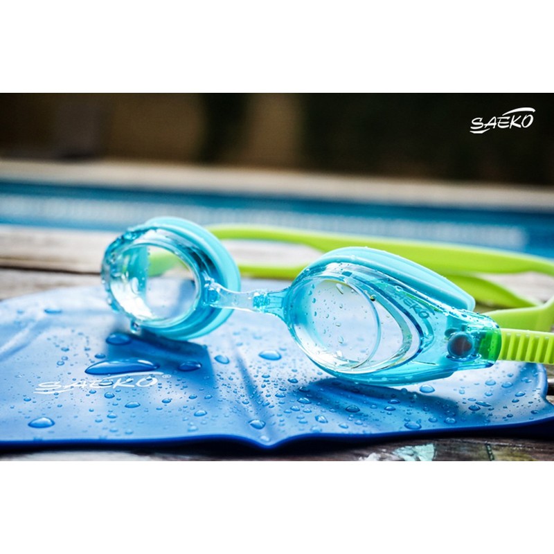 [Saeko] Seiko S56 Vision Swim Goggles, Children's Swimming Goggles, UV