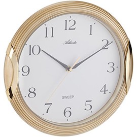 Atlanta 4235-9 wall clocks, analogue, gold