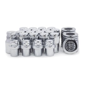 alxiang Lug Nuts & Locks 12X1.5 Chrome Flat Top 75 Shank/Center Washers for Pontiac,for Olds,for GMC,for Chevy,for Buick