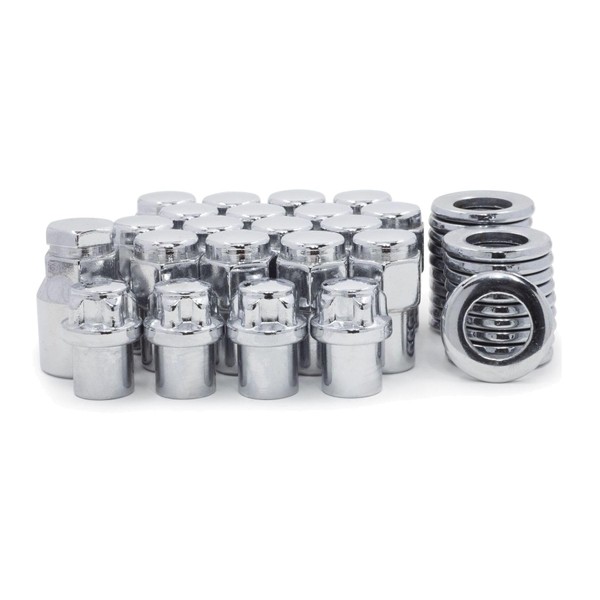 alxiang Lug Nuts & Locks 12X1.5 Chrome Flat Top 75