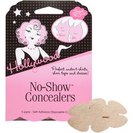 Hollywood Fashion Secrets No-Show Petal Concealers, Lightweight & Disposable Bra Alternative, 10 Pack