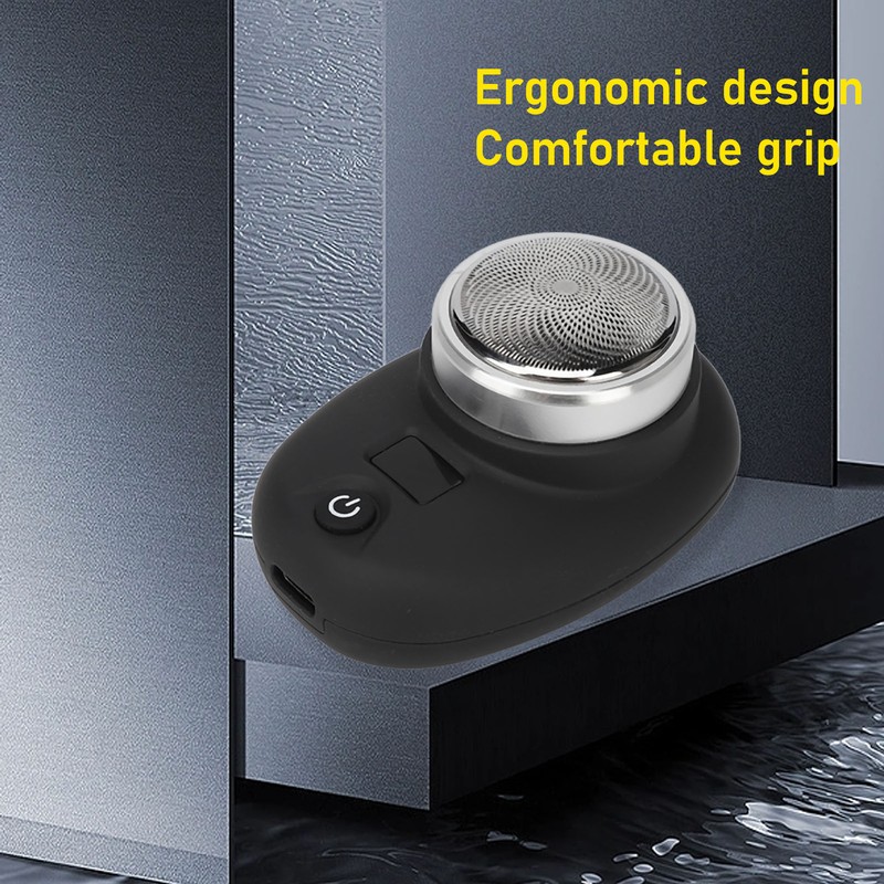 Electric Beard Trimmer Cordless Mini USB Rechargeable LED Display Waterproof