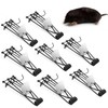 8 Pack Mole Gopher Traps for Outdoor Lawn and Garden,