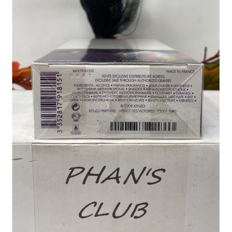 L'Eau par Kenzo Eau Indigo pour Femme 3.4oz Eau de