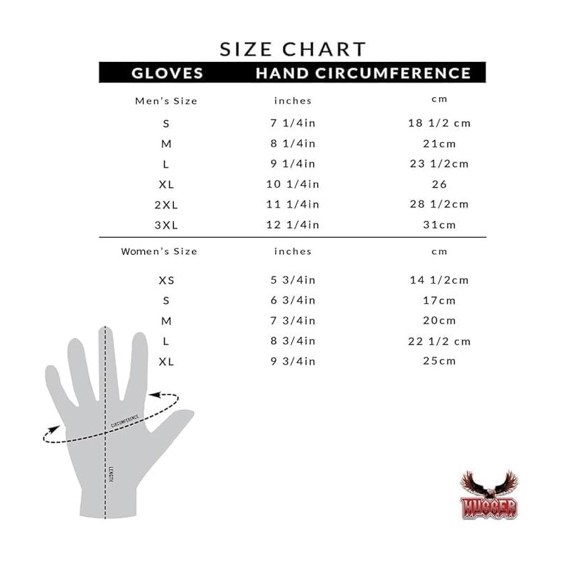 Hugger Windstopper Motorcycle Black Gauntlet Gloves Unlined Cold/Wind Resistant (XXX-Large)