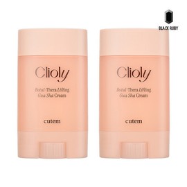 Qtem Cliooli Botulthera Lifting Guasha Cream 65ml x2 / 큐템 끌리올리 보툴쎄라 리프팅 괄사크림 65ml x2