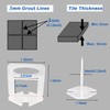 Tile Leveling System 300Pcs 3mm for Professional Ceramic Tile and