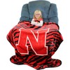 College Covers Nebraska Cornhuskers Raschel Throw Blanket, 60 in by