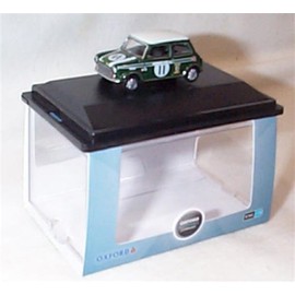 oxford MINI C00PER 1968 J Rhodes Brands Hatch car 1.76 railway scale diecast model
