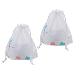 TOVINANNA 2pcs Pure Cotton Facial Washcloth Cotton Pad Disposable Beauty Facial Towel Travel Towel