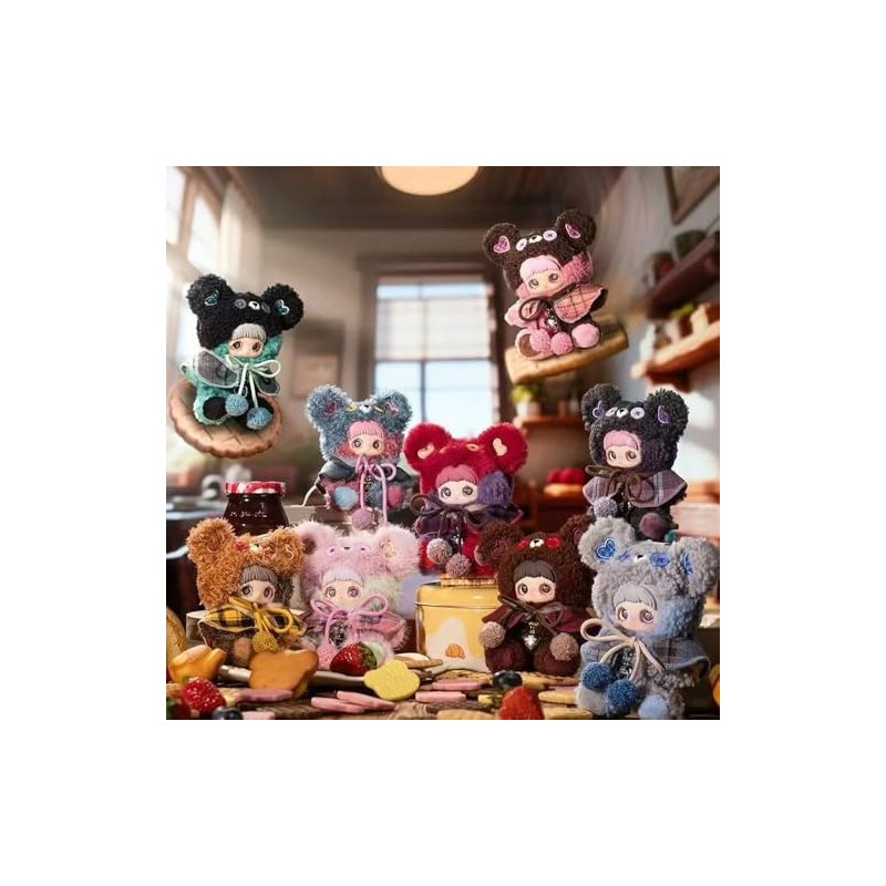 Cute Mini Blind Box Tiny Bear Keychain Collectible Figures