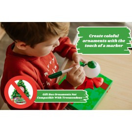 Treemendous - Caja de regalo decorativa de adorno para caja de regalo (12 unidades, no compatible con árbol treemendoso)