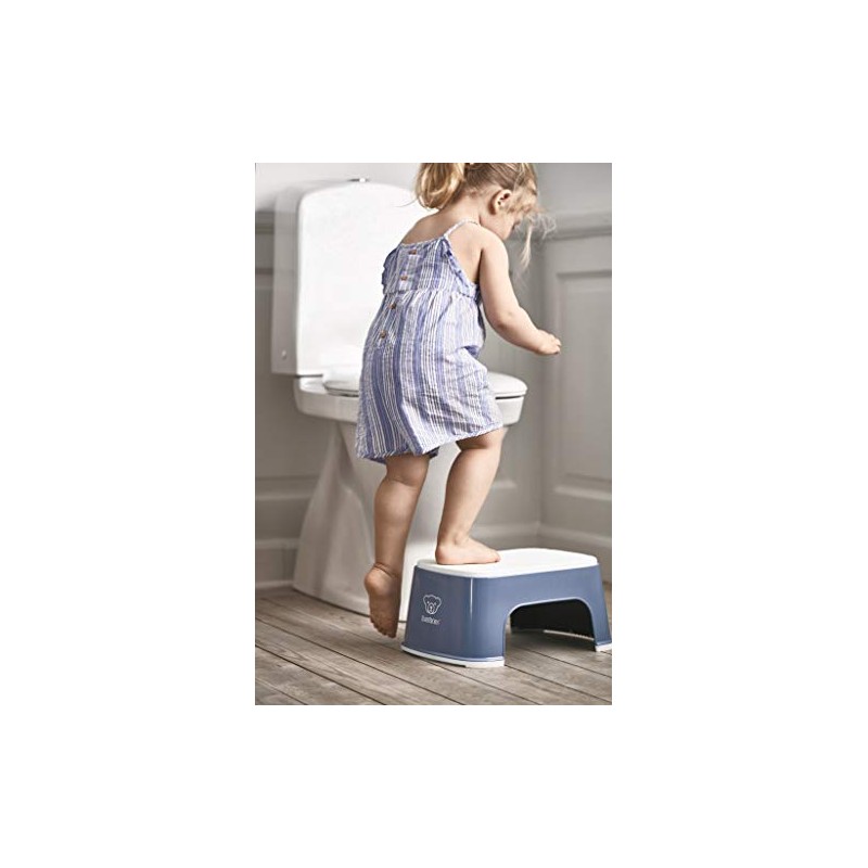 BabyBjörn Step Stool, Deep Blue/White