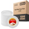 Stock Your Home 1200 Count Premium White Plastic Plates 6