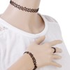 1/12 Sets Jewellery Sets Tattoo Choker Elastic Necklace Ring Bracelet