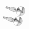 1 Pair 7/8" Round Handlebar Bar End Rear View Mirrors