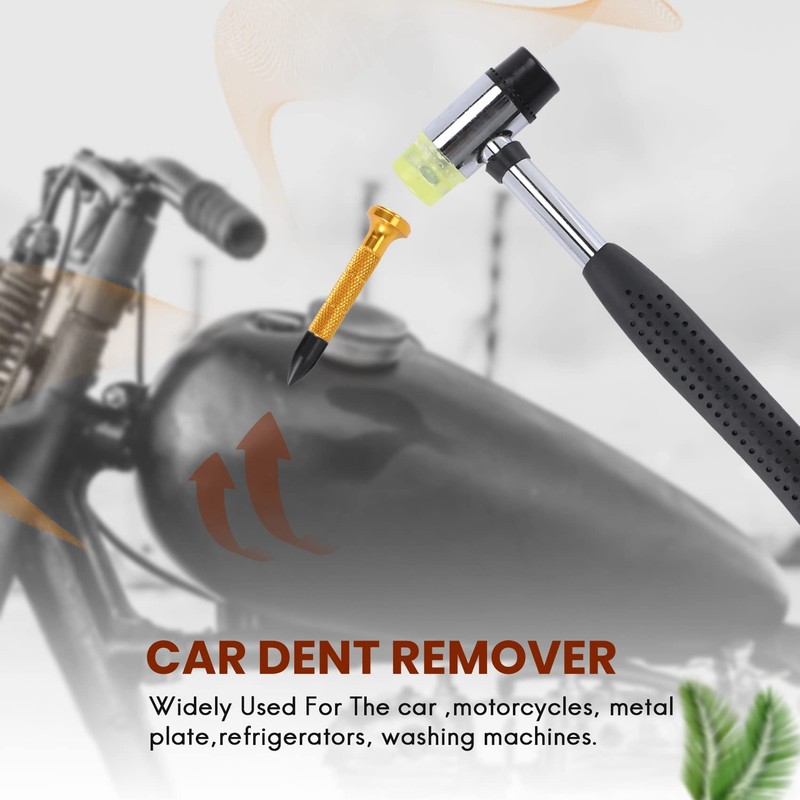 Geieold 10 Pieces Body Paintable Dent Repair Tools with Knock