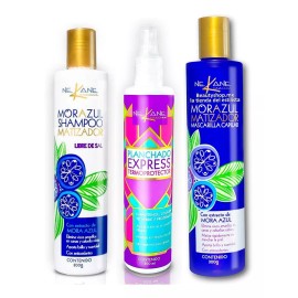 Nekane ® Shampoo + Mascarilla Mora Matiza + Termoprotector