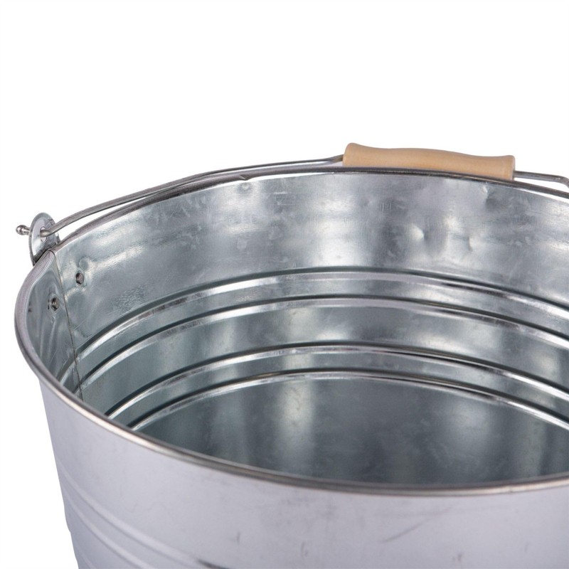 15ltr Galvanised Steel Bucket