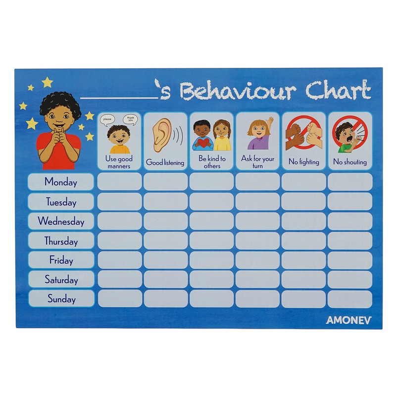 Amonev Behaviour Reward Charts for boys and girls Toddlers Twin