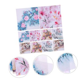 OSALADI Microfiber Lens Cleaning Cloths 10pcs Eyeglass Cleaning Wipes for Glasses Cell Phones Screens