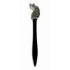 LX Hand Painted Gray Cat Letter Opener