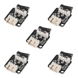 AEDIKO 5pcs Micro Mechanical Switch 3D Printer Part End Stop Limit Switch 3 Pin Compatible with CNC RAMPS 1.4 RepRap 3D Printer CR-10 10S,S4,S5,Ender 3/Ender 3 Pro/Ender 3 V2