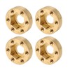4PCS RC Wheel Hex Hub Adapter 1.9 2.2in Rustproof Widen