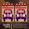 G128 Garden Flag Welcome Three Gnomes in Patriotic Truck 12"x18"