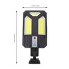 Solar Wall Light IP65 Waterproof 3000LM 2400MAH Battery Motion Sensor