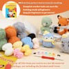 Jmuiiu Animal Crochet Kit,Crochet Starter Kit,Starter Pack 4 Cute Pattern