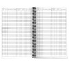 Side Spiral Bound Magnolia Flowers Checkbook/Transaction Register